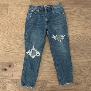Abercrombie the mom high rise jeans